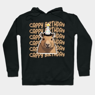 Happy Birthday Capybara Hoodie